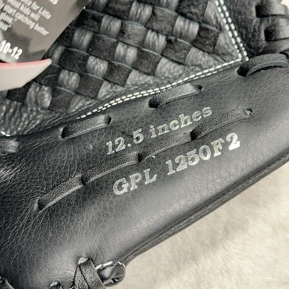 Mizuno Prospect Fastpitch Softball Glove Left Hand Throw 12.5” Black Leather NWT - Picture 5 of 9